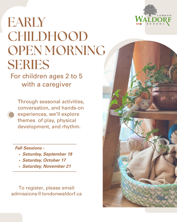 Early childhood open morning series
